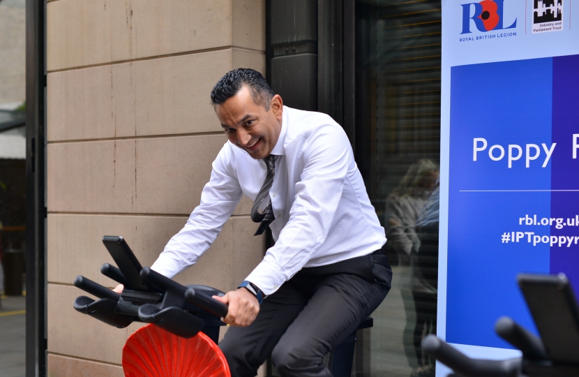 Gagan Mohindra in a bike