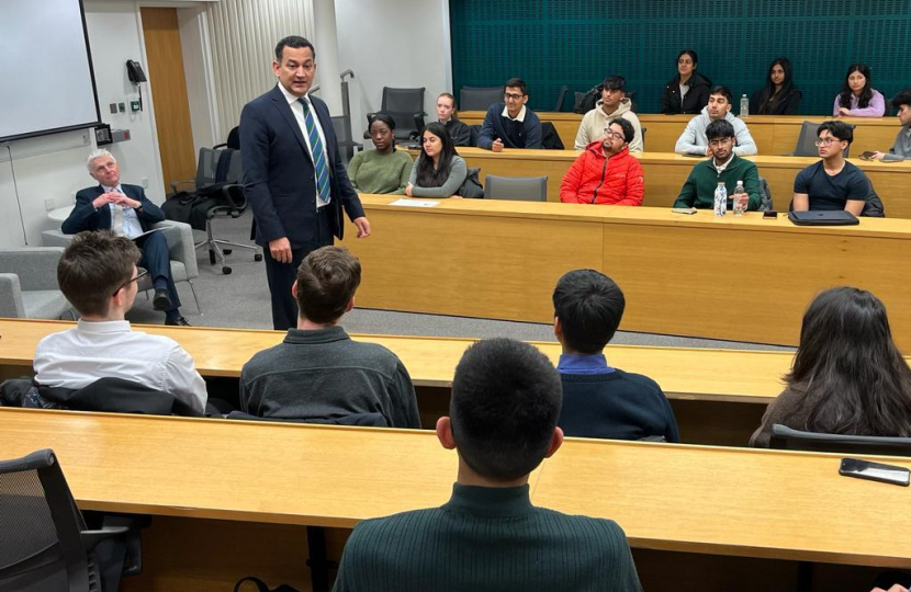 Gagan speaks to King’s College London’s and the London School of Economics’ Hindu Societies