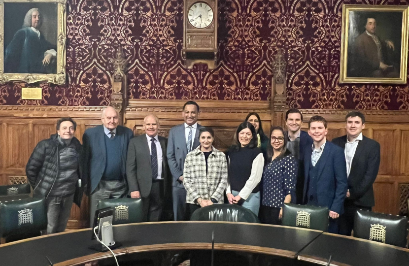 Gagan welcomes South West Hertfordshire Councillors to Westminster 