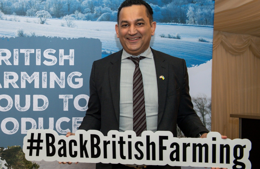 Gagan at the NFU Christmas Reception