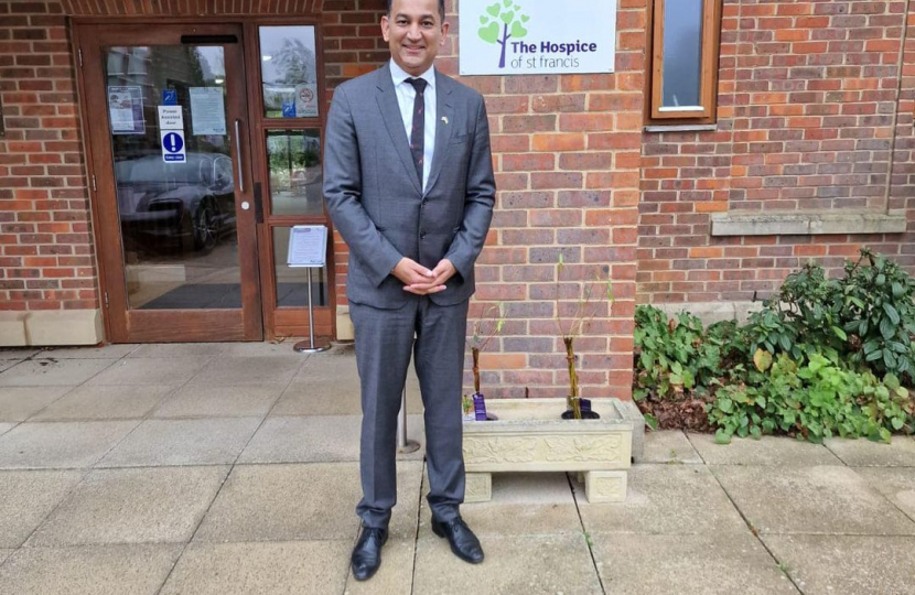 Gagan at the Hospice of St Francis