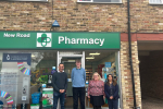 Gagan visits New Road Pharmacy in Croxley Green