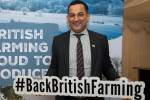 Gagan at the NFU Christmas Reception