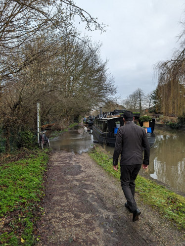 Gagan inspects flooding