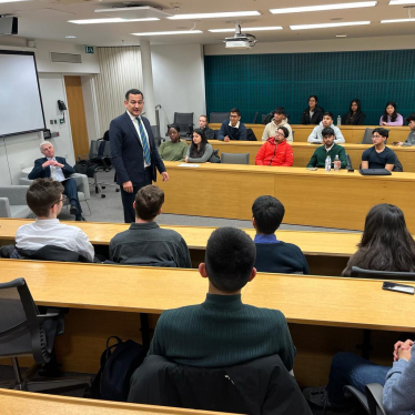 Gagan speaks to King’s College London’s and the London School of Economics’ Hindu Societies