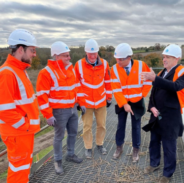 Gagan visits Berkhamsted Sewage Treatment Works 