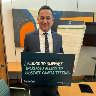 Gagan raises awareness for prostate cancer