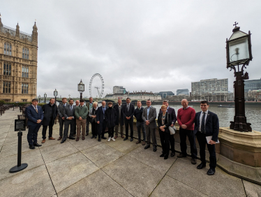 Gagan hosts NFU members for a Tour of Parliament 