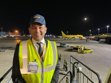 Gagan at Heathrow Airport