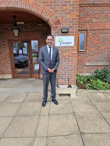 Gagan at the Hospice of St Francis